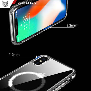 Alogy MagSafe Clear Case für Apple iPhone X / XS Klarglas