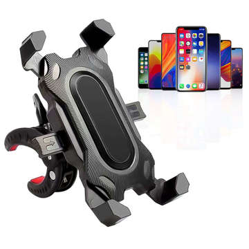 Alogy One Touch Fahrradhalter für 4,7-7" Telefon für Lenker für Fahrrad, Motorrad, Roller