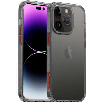 Alogy Protective Case Schutzhülle für Apple iPhone 14 Pro Max Schwarz und transparent