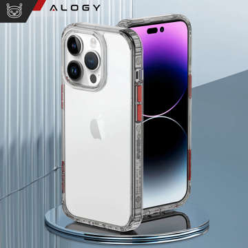 Alogy Protective Case Schutzhülle für Apple iPhone 14 Pro Max Schwarz und transparent