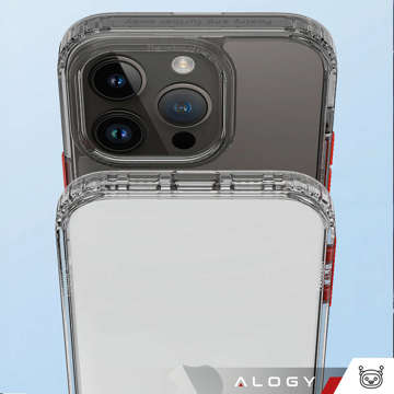 Alogy Protective Case Schutzhülle für Apple iPhone 14 Pro Schwarz und Klarglas