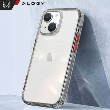 Alogy Protective Case Schutzhülle für Apple iPhone 14 Schwarz und Klarglas