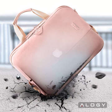 Alogy Protective Travel Bag Sleeve Case für Laptop, MacBook Air Pro bis 15,6" Outdoor Traveller Pink