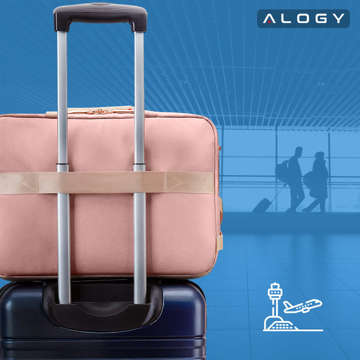 Alogy Protective Travel Bag Sleeve Case für Laptop, MacBook Air Pro bis 15,6" Outdoor Traveller Pink