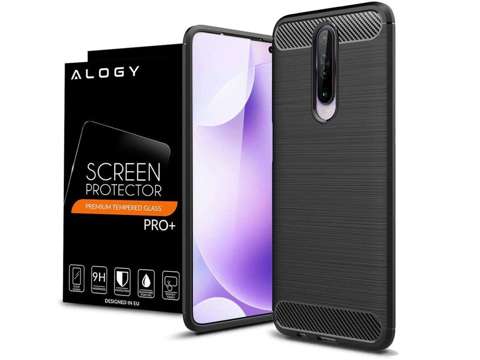 Alogy Rugged Armor Hülle für Xiaomi Redmi K30 / Poco X2 schwarz Alogy Glas