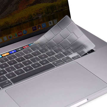 Alogy Schutzhülle Tastaturabdeckung für Apple Macbook Pro 13 / Pro 16 Transparent