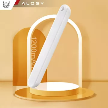 Alogy Sensor Lamp Nachttischlampe mit Bewegungssensor, 26 cm, magnetische Schreibtischlampe, weiß