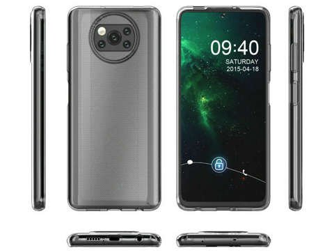 Alogy Silikonhülle Gehäusehülle für Xiaomi Poco X3 NFC transparent