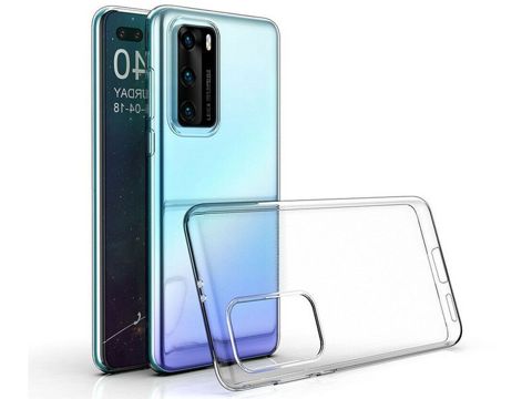 Alogy Silikonhülle Hülle für Huawei P40 transparent