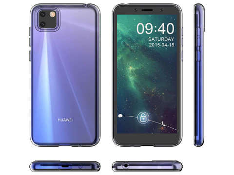 Alogy Silikonhülle Hülle für Huawei Y5P transparent