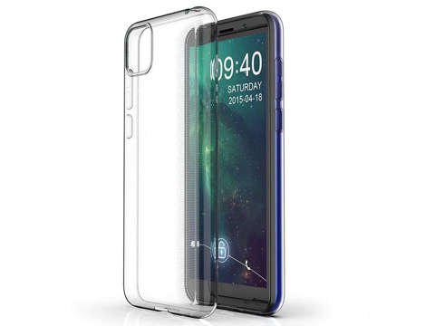 Alogy Silikonhülle Hülle für Huawei Y5P transparent