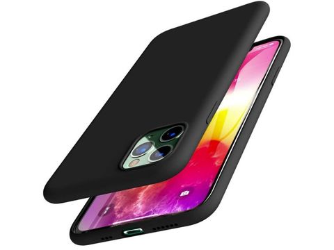 Alogy Slim Case Silikonhülle für Apple iPhone 11 Pro Max schwarz