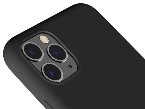 Alogy Slim Case Silikonhülle für Apple iPhone 11 Pro Max schwarz