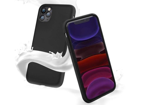 Alogy Slim Case Silikonhülle für Apple iPhone 11 Pro Max schwarz