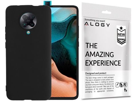 Alogy Slim Silikonhülle für Xiaomi Redmi K30 Pro schwarz Alogy Full Glass