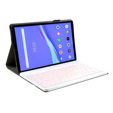 Alogy Smart Bluetooth Tastaturhülle für Lenovo Tab M10 Plus 10.3 TB-X606 Rosa Glas
