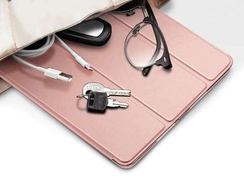 Alogy Smart Case Apple iPad Air 2 Silikon Rosa Folie