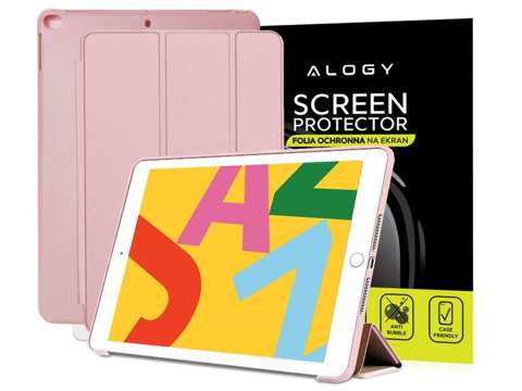 Alogy Smart Case Apple iPad Air 2 Silikon Rosa Folie