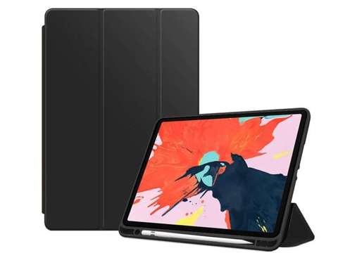 Alogy Smart Case für Apple iPad 10.2 2019 7Gen Schwarz Alogy Glas