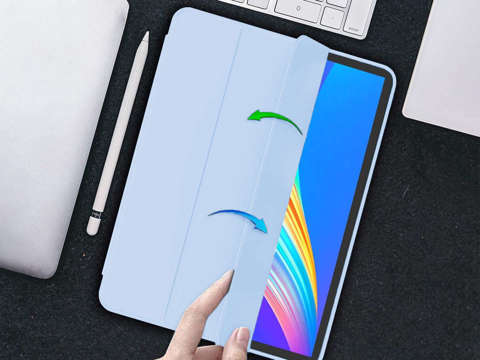 Alogy Smart Case für Apple iPad Pro 11 2021 Blaues Glas