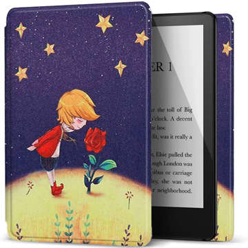 Alogy Smart Case für Kindle Paperwhite 5 / V (11. Gen.) Little Prince Rose