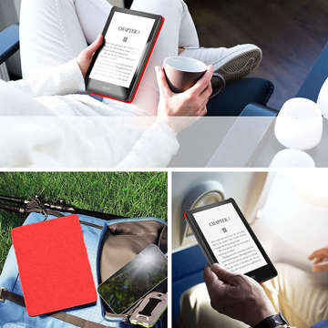 Alogy Smart Case für Kindle Paperwhite 5 / V (11. Gen.) Red Foil Stylus