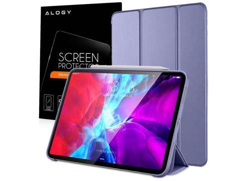 Alogy Smart Pencil Case für iPad Air 4 2020/5 2022 / iPad Pro 11 Lavendelglas