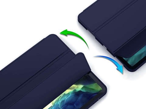 Alogy Smart Pencil Case für iPad Air 4 2020/5 2022 / iPad Pro 11 Marineblaues Glas