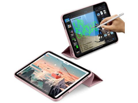 Alogy Smart Pencil Case für iPad Air 4 2020/5 2022 / iPad Pro 11 Rosa Glas