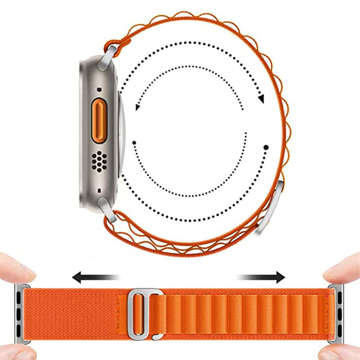 Alogy Sportarmband für Apple Watch 4/5/6/7/8/SE (38/40/41 mm) Orange