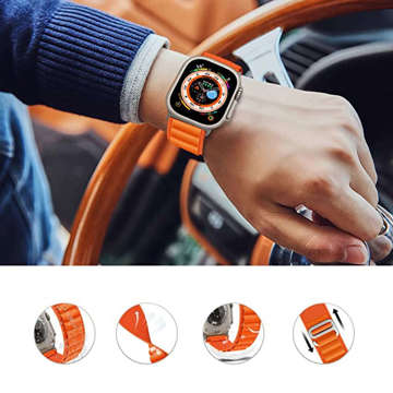 Alogy Sportarmband für Apple Watch 4/5/6/7/8/SE (38/40/41 mm) Orange