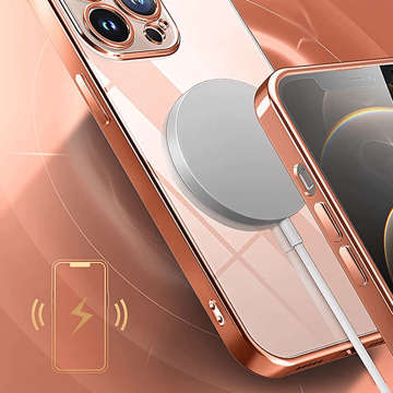 Alogy TPU Luxury Case mit Kameraschutz für Apple iPhone 13 Pro Pink und Transparent