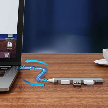 Alogy USB-C HUB auf 4 Ports USB 3.0 5GB/s Adapter Port Splitter Splitter Netzwerk Hub