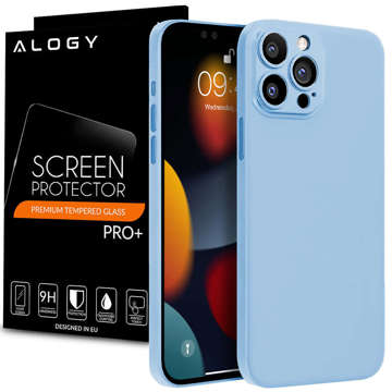 Alogy Ultra Slim Case für Apple iPhone 13 Pro Blue Glass