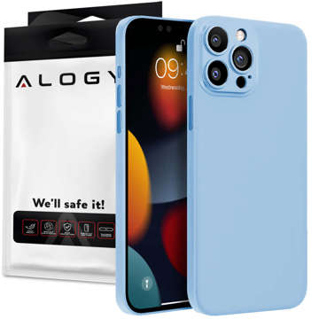 Alogy Ultra Slim Case für Apple iPhone 13 Pro Blue Glass