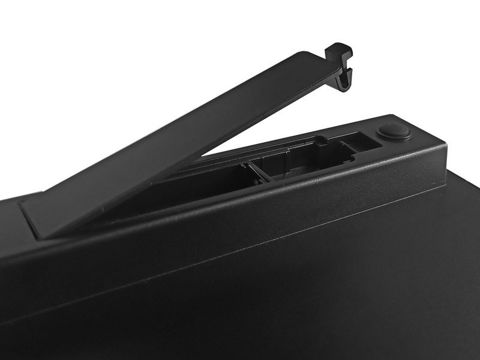 Alogy Universelle kabellose Bluetooth-Tastatur, schwarz, schlanke LED-Maus, verstellbarer Ständer