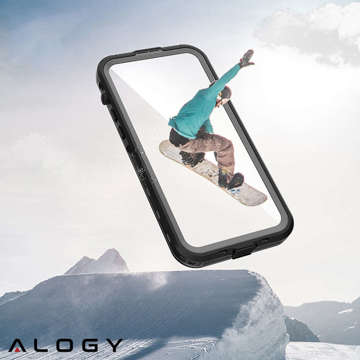 Alogy Wasserdichte Hülle IP68 Hülle mit durchsichtiger Rückseite 360 ​​Armor Case für MagSafe für Apple iPhone 14