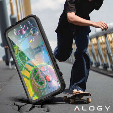 Alogy Wasserdichte Hülle IP68 Hülle mit durchsichtiger Rückseite 360 ​​Armor Case für MagSafe für Apple iPhone 14