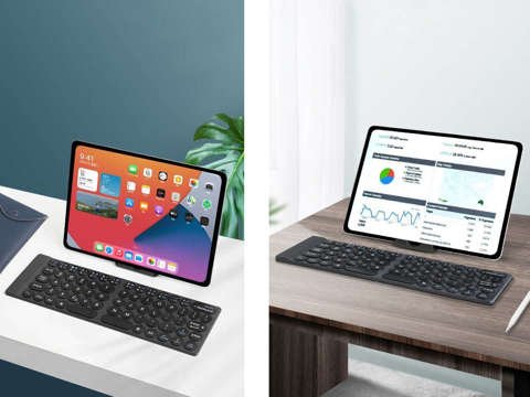 Alogy Wireless Bluetooth Folding Keyboard für Win / iOs / Android Desk Stand