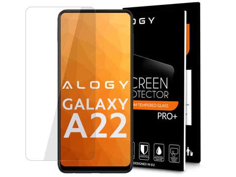 Alogy gehärtetes Glas für Bildschirm für Samsung Galaxy A22 5G
