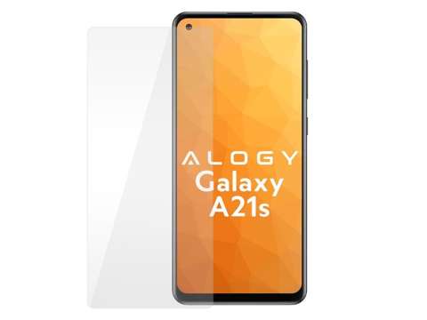 Alogy gehärtetes Glas für den Bildschirm des Samsung Galaxy A21s Glas für die Linse