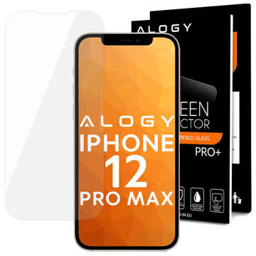 Alogy gehärtetes Glas für den Bildschirm für Apple iPhone 12 Pro Max