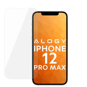 Alogy gehärtetes Glas für den Bildschirm für Apple iPhone 12 Pro Max