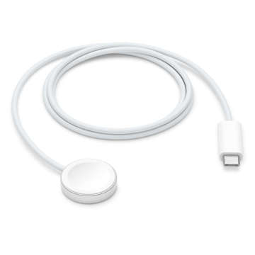 Alogy magnetisches QI induktives Ladekabel für Apple Watch USB-C Typ C 100cm 1M Weiß