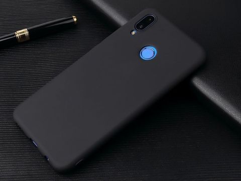 Alogy schlanke Silikonhülle für Huawei P20 Lite, schwarz