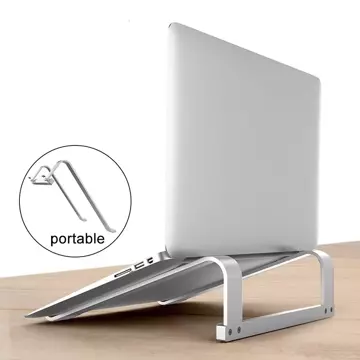 Alustand „2“ Universal-Laptopständer silber