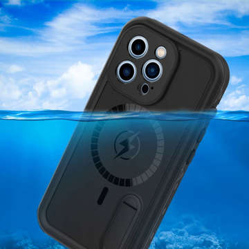 Armored 360 Case wasserdicht IP68 für MagSafe für iPhone 13 Pro Max Schwarz