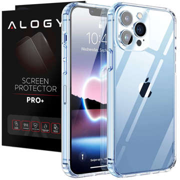 Armoured Case Schutzhülle Alogy Hybrid Case für Apple iPhone 13 Pro Klarglas