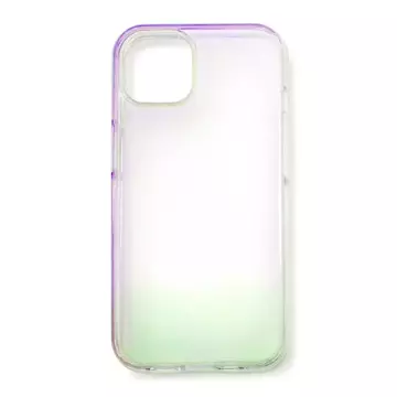 Aurora Case Hülle für iPhone 12 Gel Neon Cover lila