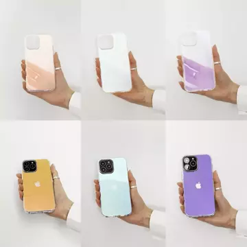 Aurora Case Hülle für iPhone 13 Pro schillerndes Gel lila Cover